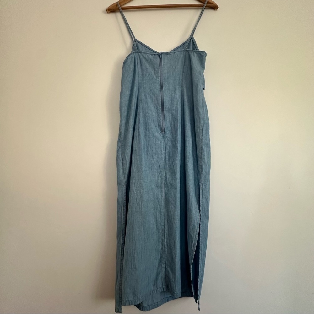 Top Shop front wrap dress with side slits size: 6 - Picture 3 of 4